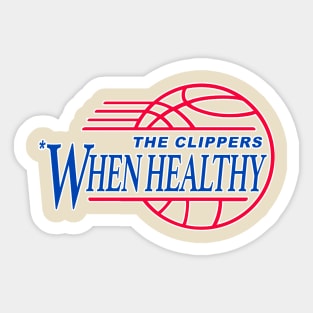 The L.A. Clippers (When Healthy) Sticker